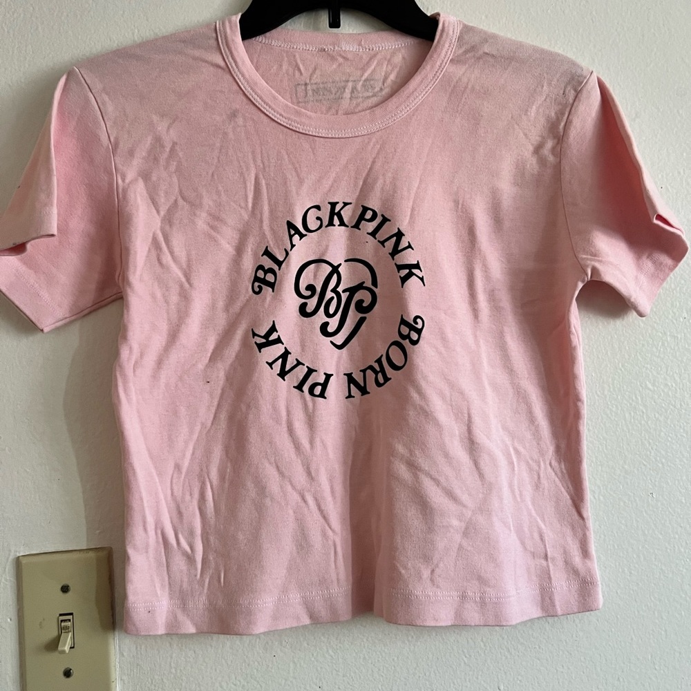 BlackPink Born Pink Tour Merchandise Cropped Tee